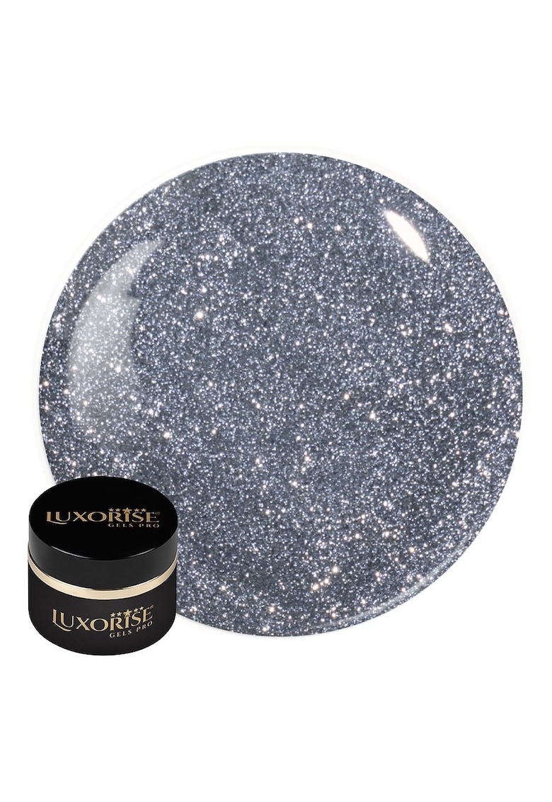 Gel UV Constructie Unghii RevoFlex Disco  15ml - Luxe Silver