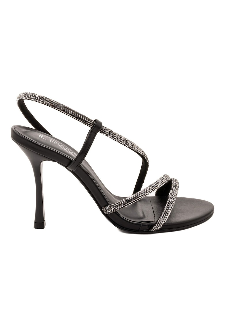 Il Passo Sandale cu toc stiletto Sisi - Negru