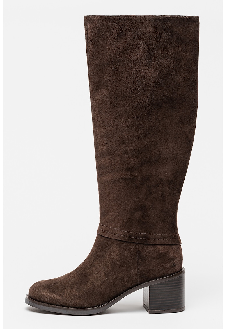 Cizme mid-calf de piele intoarsa Chamberly