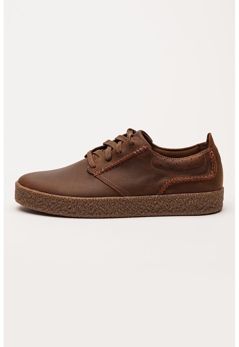 Pantofi sport de piele Street - Maro inchis
