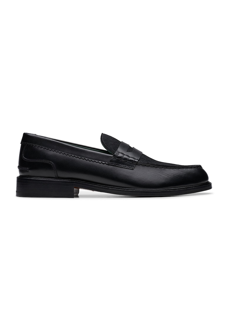 Pantofi loafer din piele Craft James - Negru stins