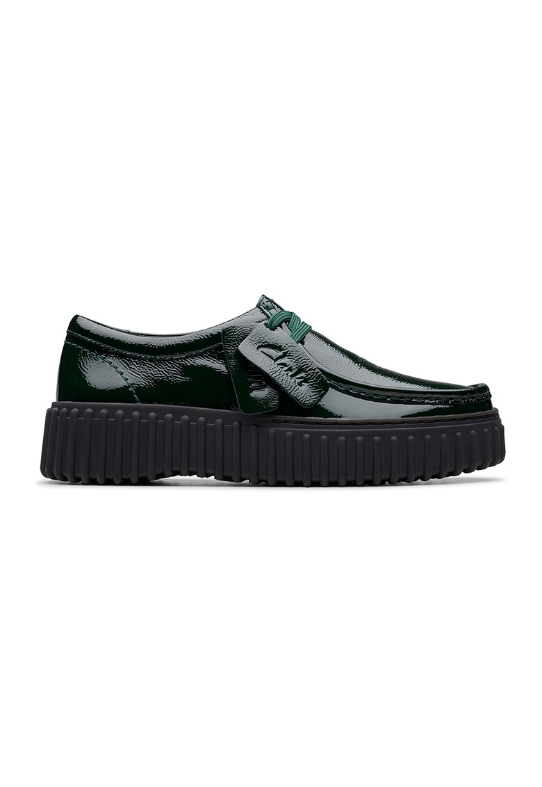 Mocasini de piele Torhill - Verde englez