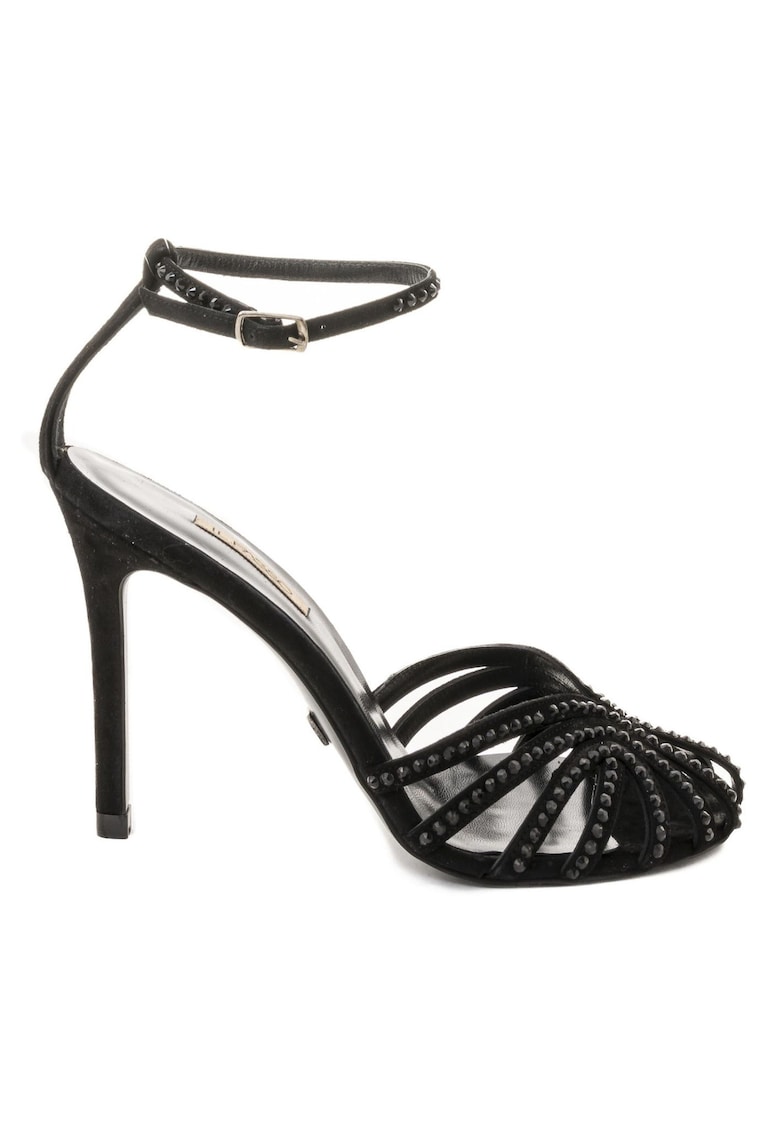 Sandale din piele intoarsa Asley