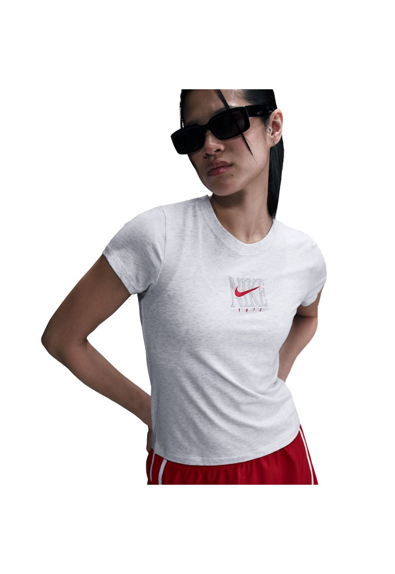 Tricou W NSW SS SLIM TEE PNX GRX-IB2444-051