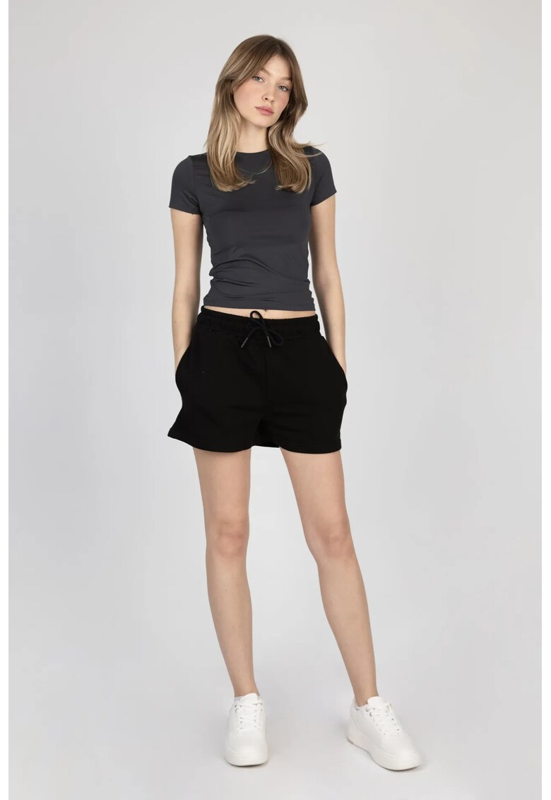 Tricou dama - jerseu - decolteu rotund - gri