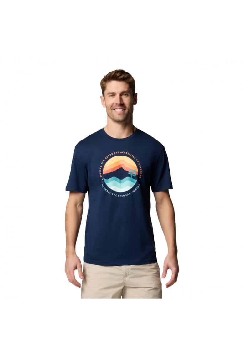 Columbia Tricou barbati - Path Lake II Graphic Tee 1934814