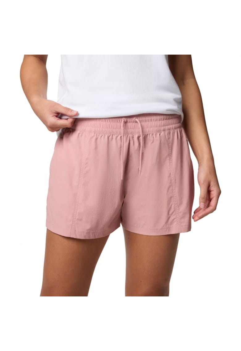 Pantaloni scurti roz - nailon - pentru sportivi