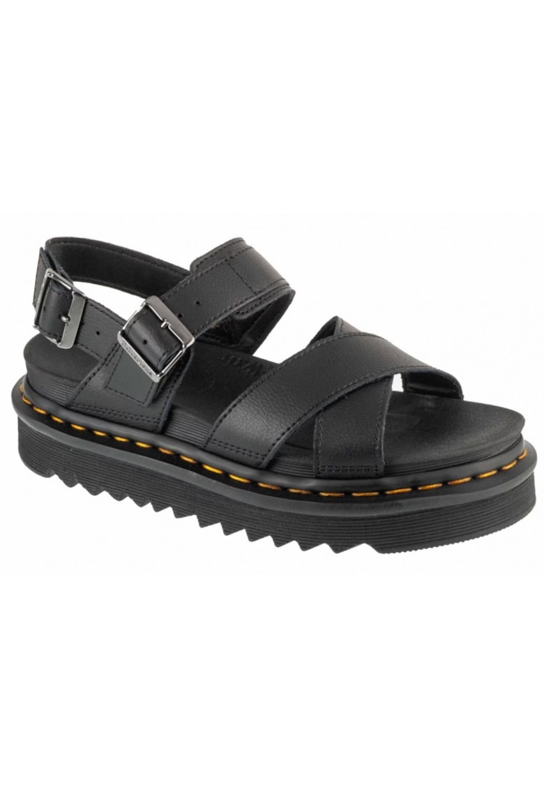 Sandale dama Voss II - piele - negru