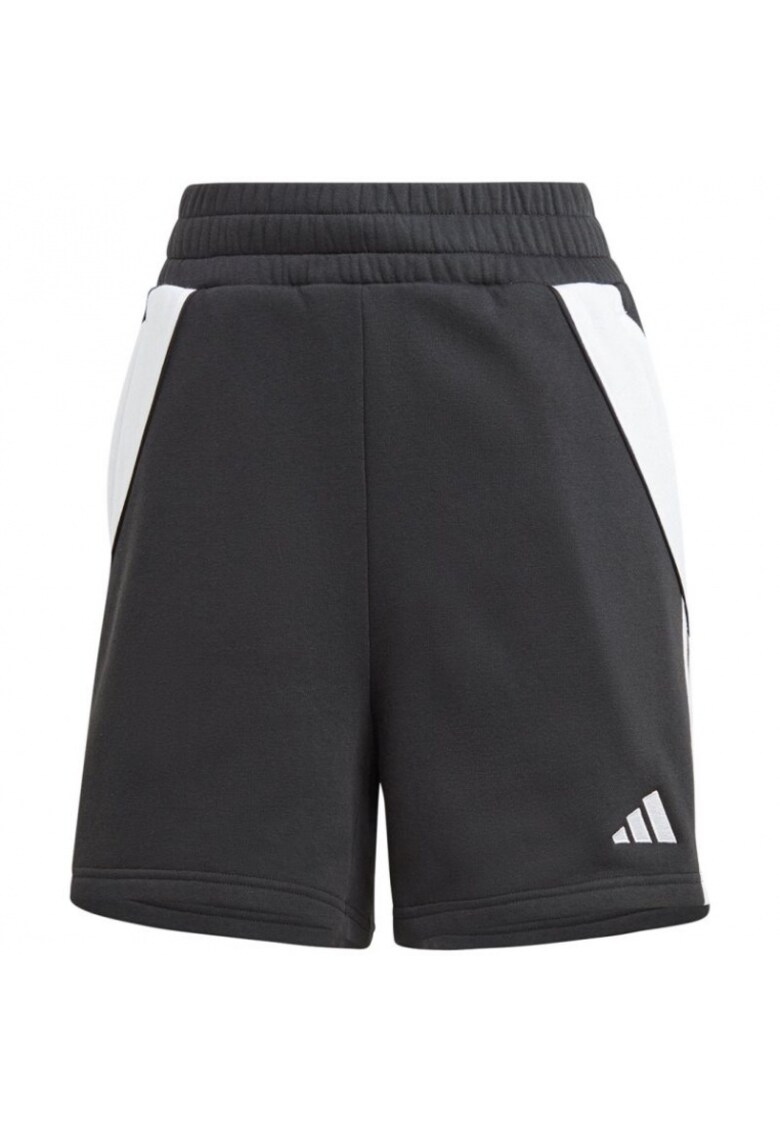 Pantaloni scurti - croiala lejera - negru - poliester