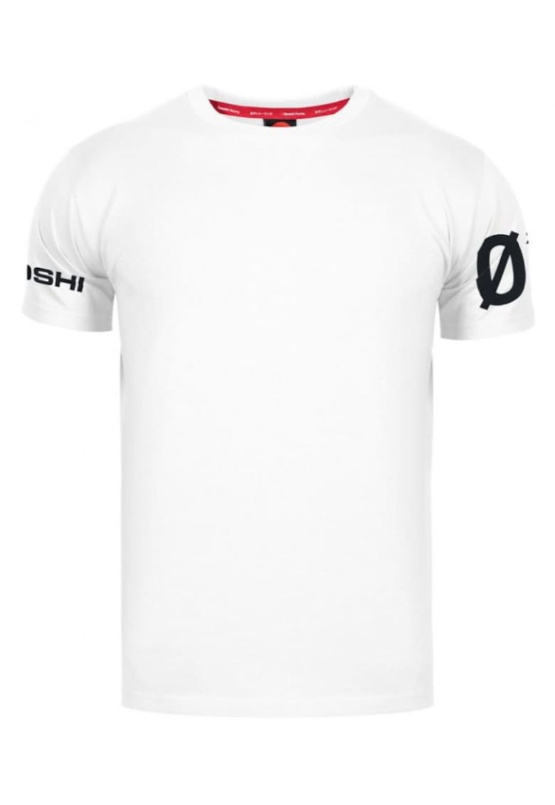 Tricou bumbac - alb - maneca scurta