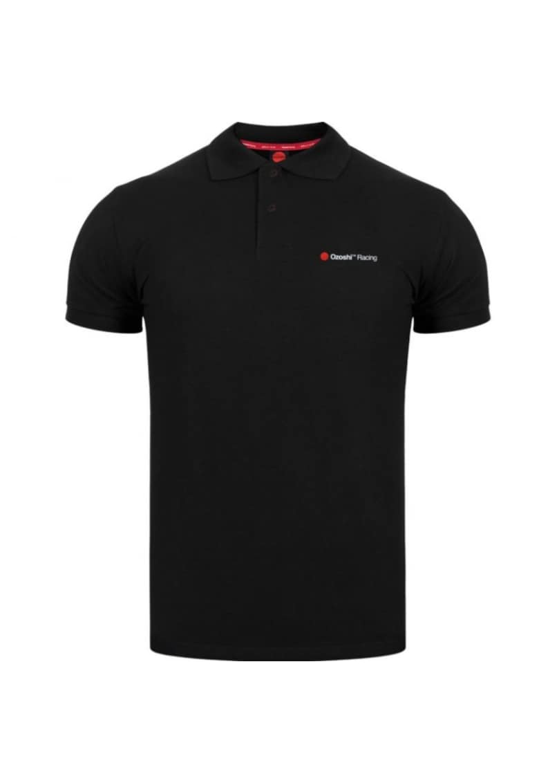 Tricou polo bumbac - negru - pentru barbati - stil de viata