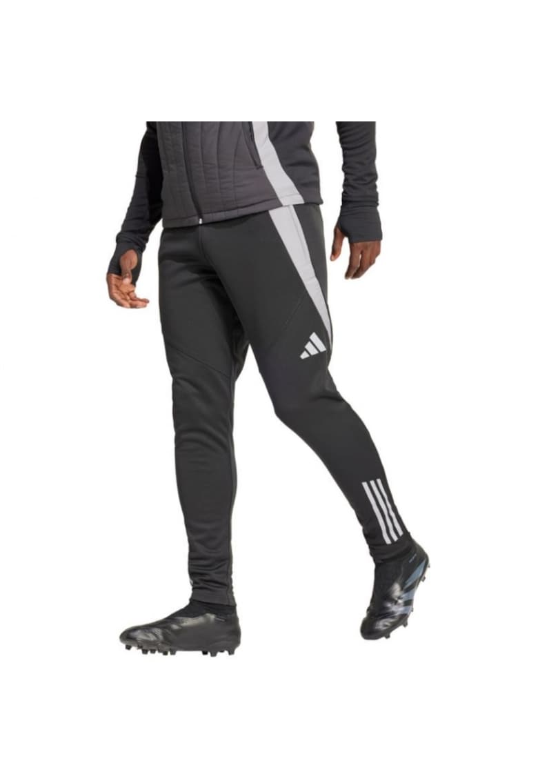 Pantaloni sport barbati - Tiro 24 Competition - negru - material reciclat - Negru