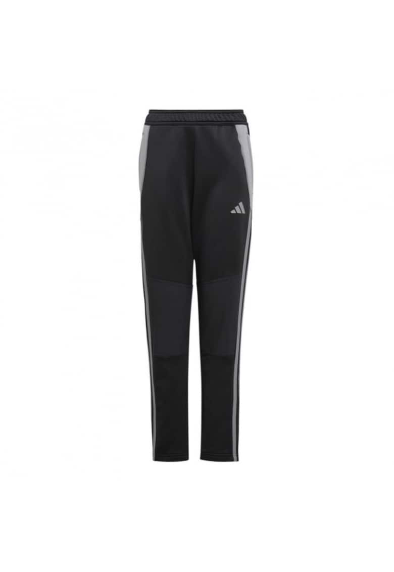 Pantaloni sport copii - croiala lejera - negru - poliester -