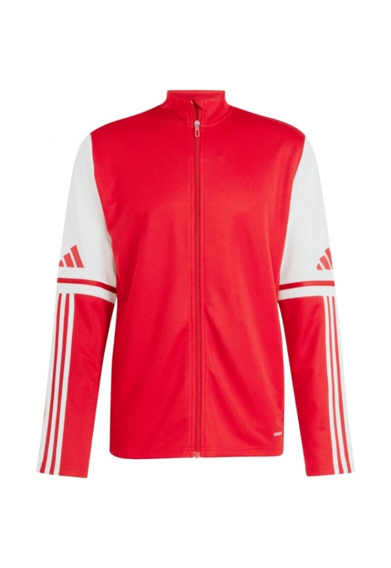 Hanorac sport barbati - Squadra 25 - fara gluga - poliester - rosu/alb