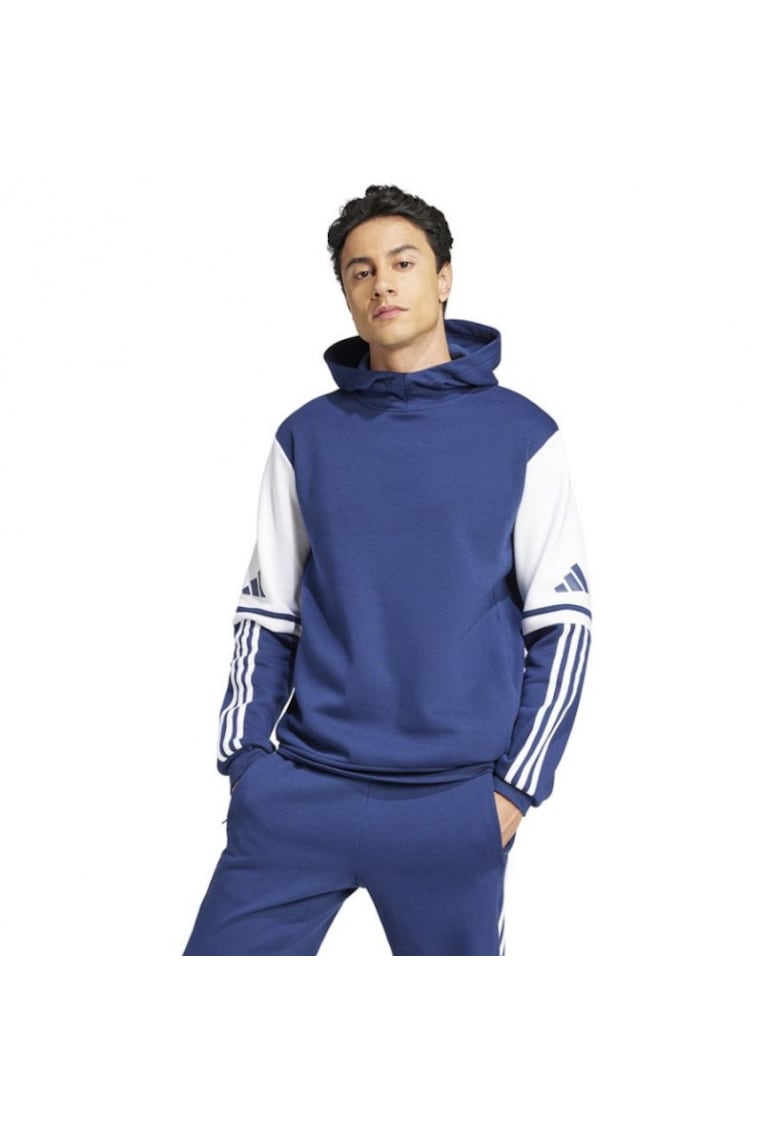 Hanorac sport barbati - hanorac cu gluga - albastru - fara fermoar