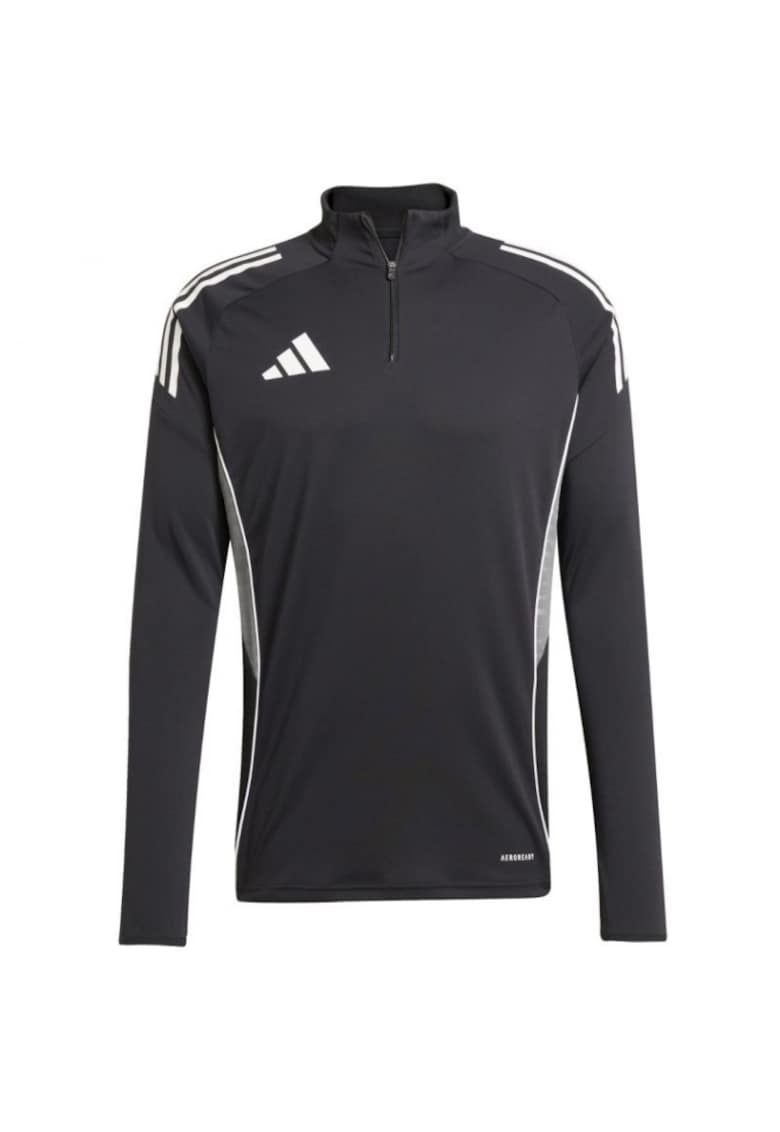 Hanorac sport barbati - Tiro 25 - negru - cu fermoar 1/2