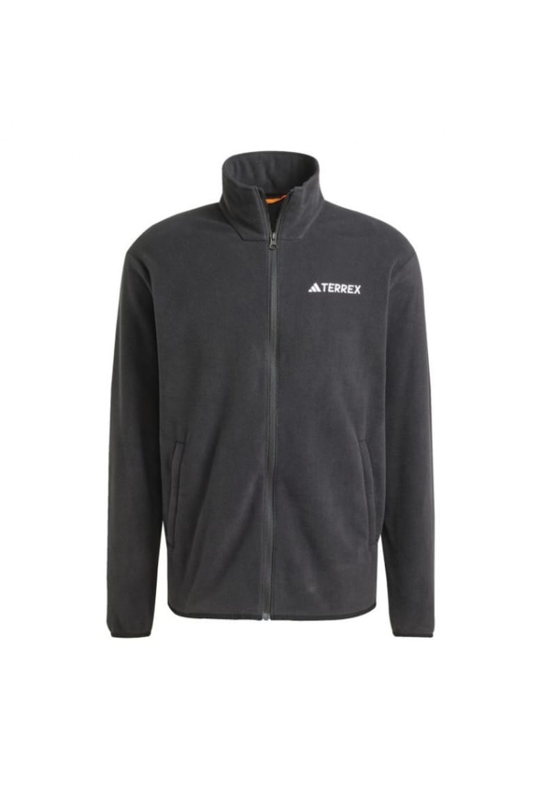 Hanorac Multi Essentials - negru - fara gluga - cu fermoar