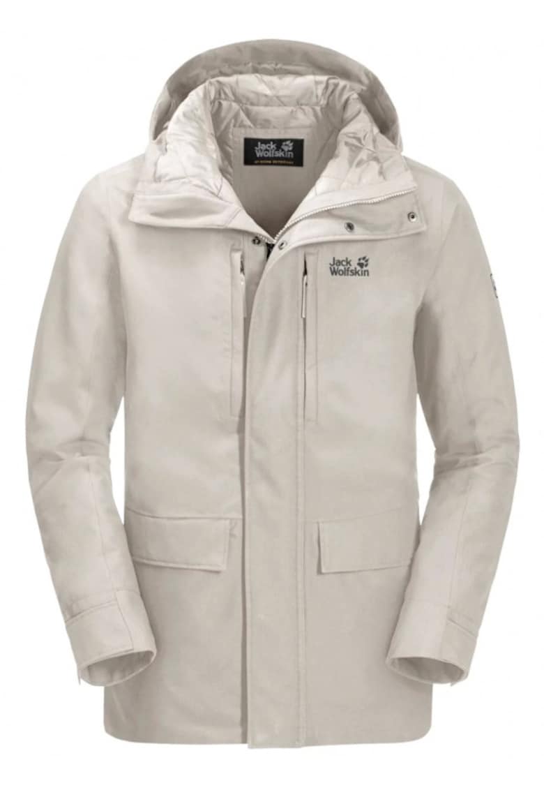 Jack Wolfskin alb - poliester - barbati - Alb
