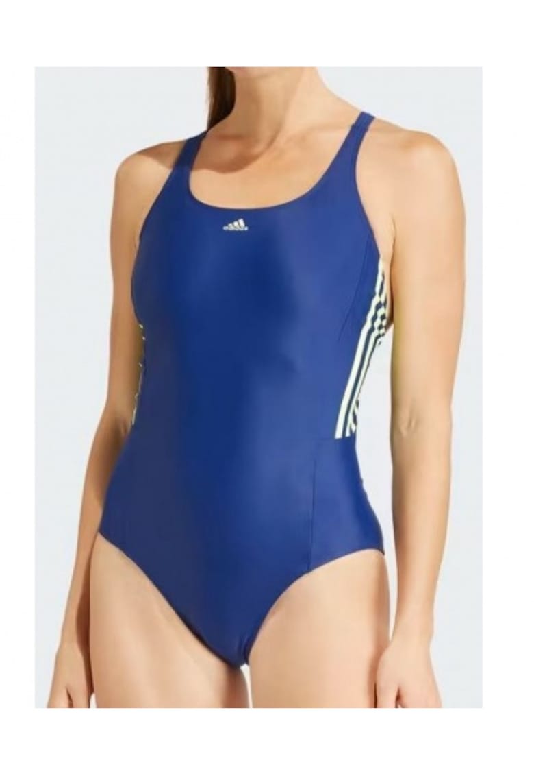 Costum de baie - dintr-o piesa - albastru - poliester - elastan