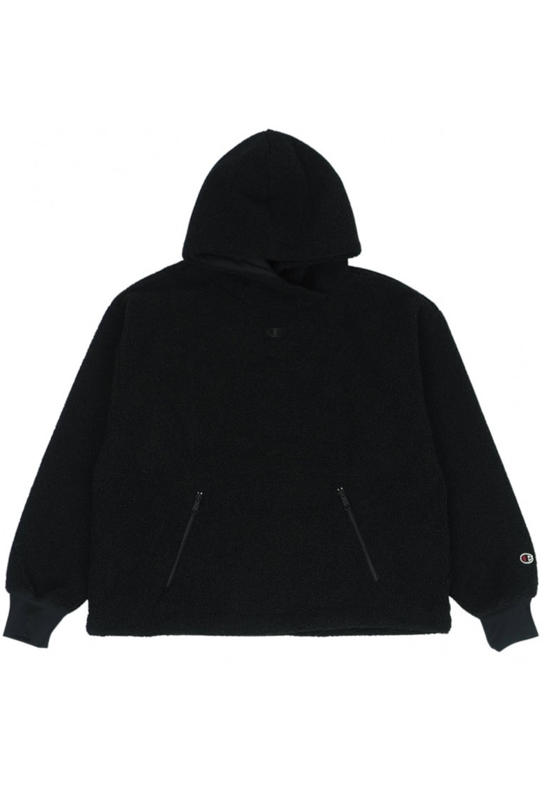 Hanorac dama - negru - fara fermoar - stil de viata