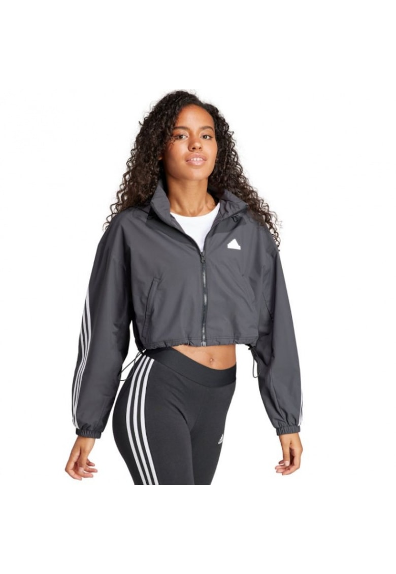 Geaca sport dama - Fi 3s Wnd Wb W Is3660 - poliester - gri -