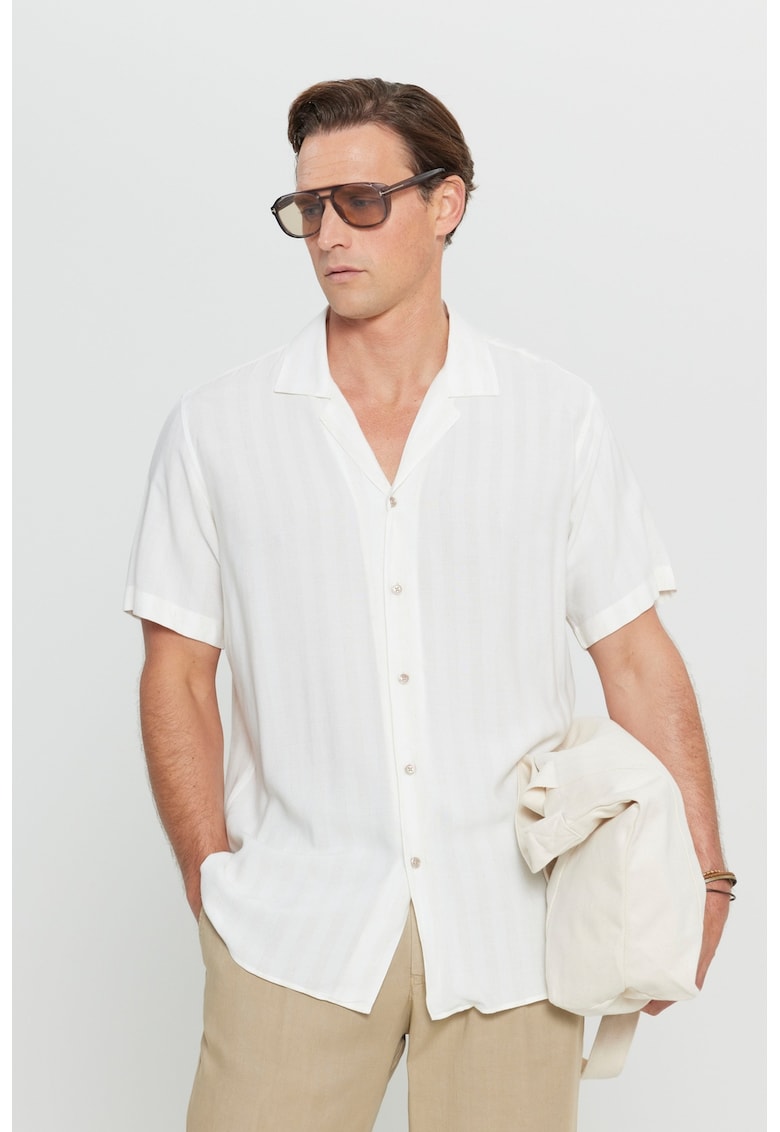 Camasa uni cu maneci scurte