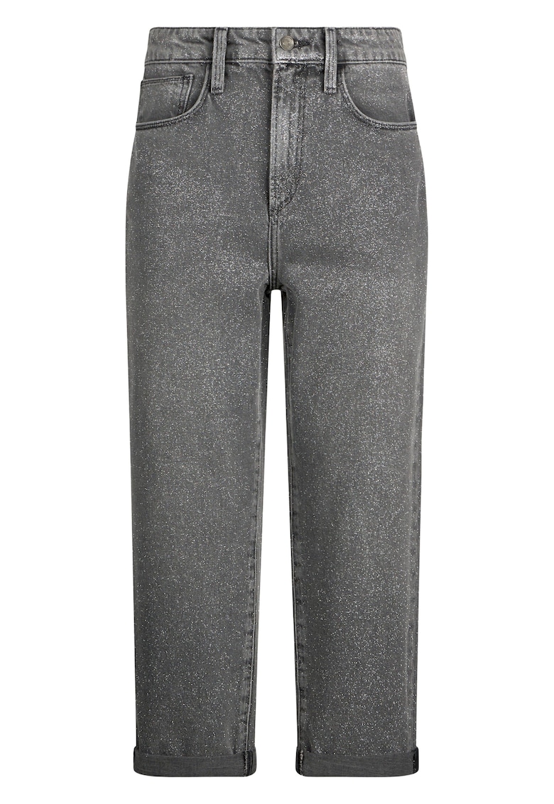 Blugi crop drepti - Gri