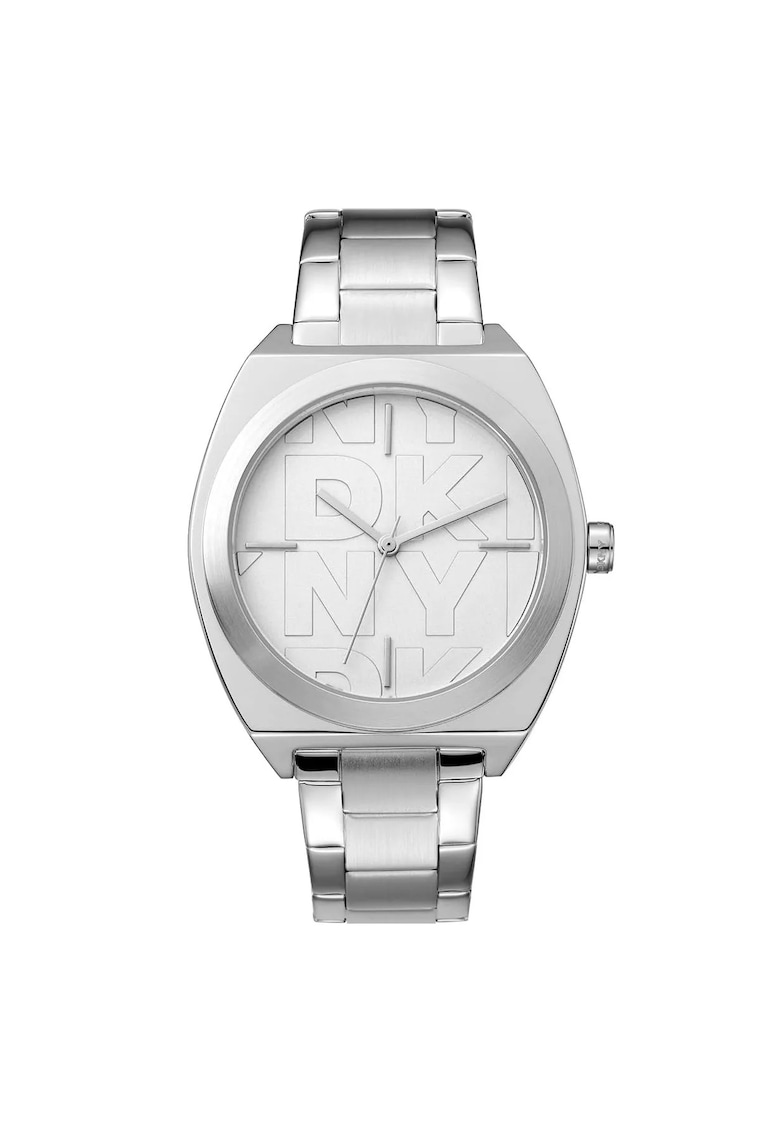 Ceas dama DK1L039M0015 - otel - 38mm - gri - mecanism quartz - rezistent la apa 5 ATM