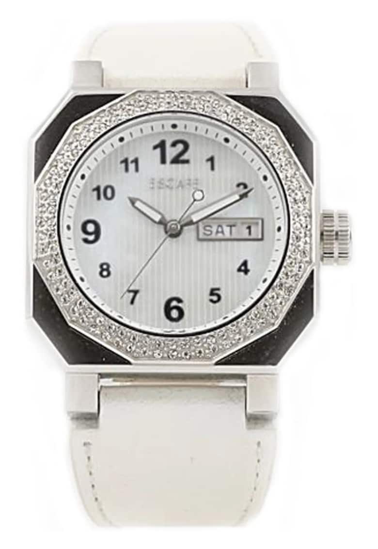 Ceas dama model ECP10269 - curea piele ecologica - 36 mm - rezistenta la apa 5 ATM - argintiu Ceas dama model ECP10269 - curea piele ecologica - 36 mm - rezistenta la apa 5 ATM - argintiu