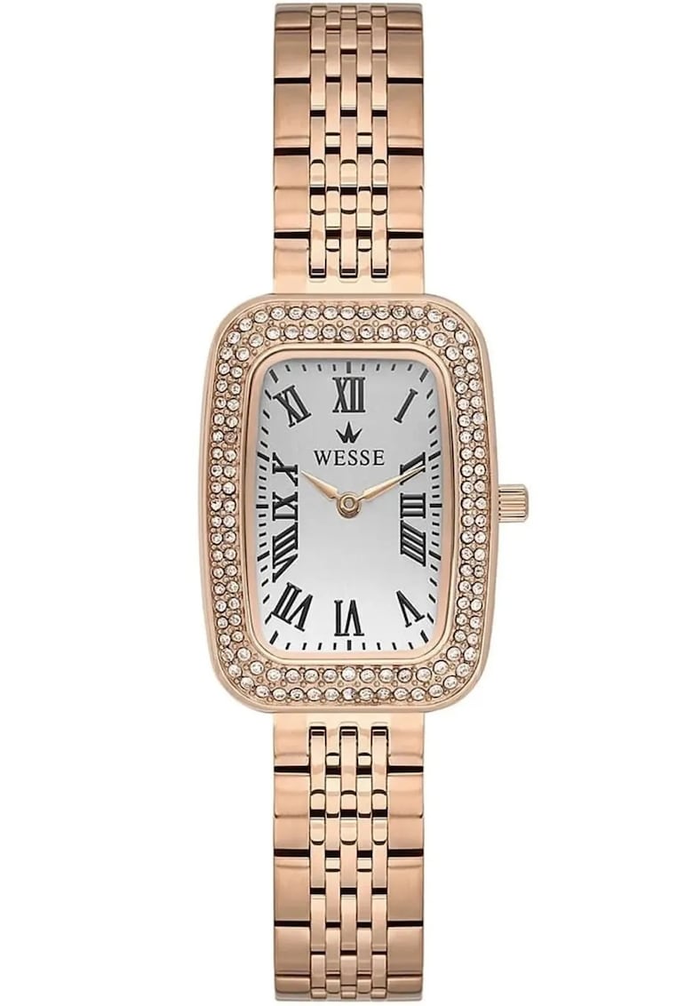 Дамски часовник WWL113802 - корпус 33 мм - стоманена каишка - 3 ATM - златист - Rose Gold