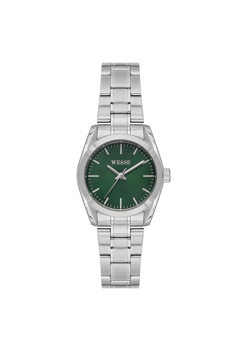 Ceas dama  WWL111603 30mm otel - curea metalica - rezistenta la apa 3 ATM - culoare metalica