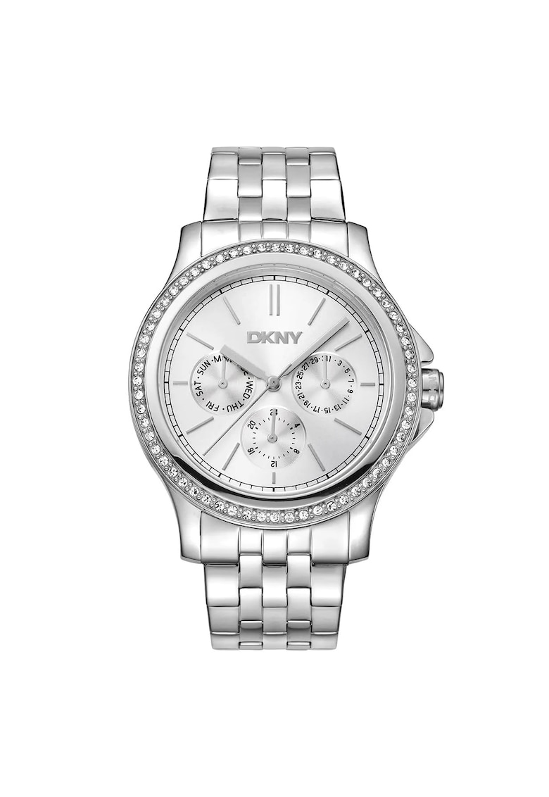 Ceas dama DK1L064M0045 - otel - 40mm - gri - mecanism quartz - rezistent la apa 5 ATM