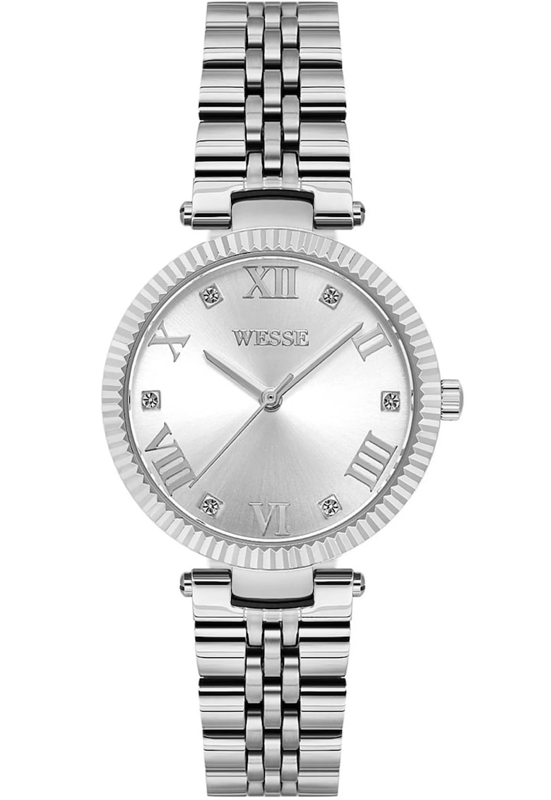 Ceas de dama WWL111901 - carcasa 33 mm - curea din otel - 5 ATM