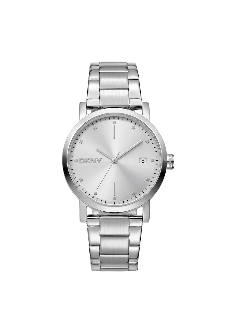 Ceas dama DK1L036M0045 - otel - 34mm - gri - mecanism quartz - rezistent la apa 5 ATM