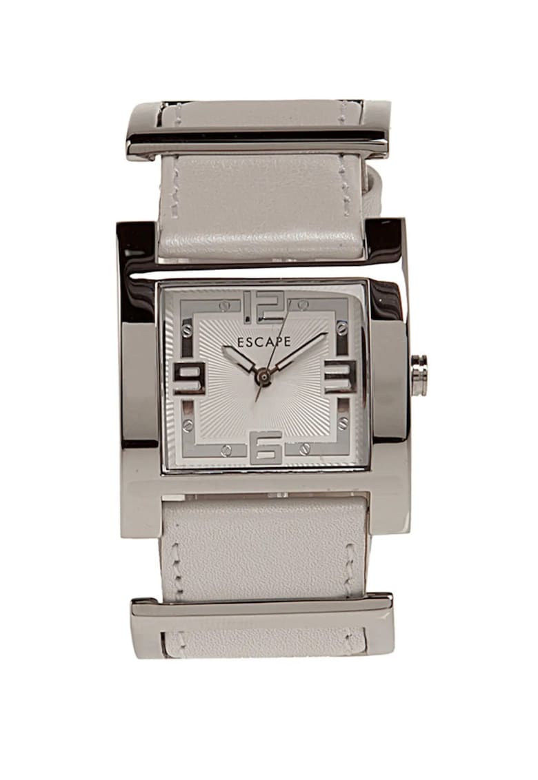 Ceas de dama ECP10198 - carcasa 36 mm - curea din piele ecologica - 5 ATM