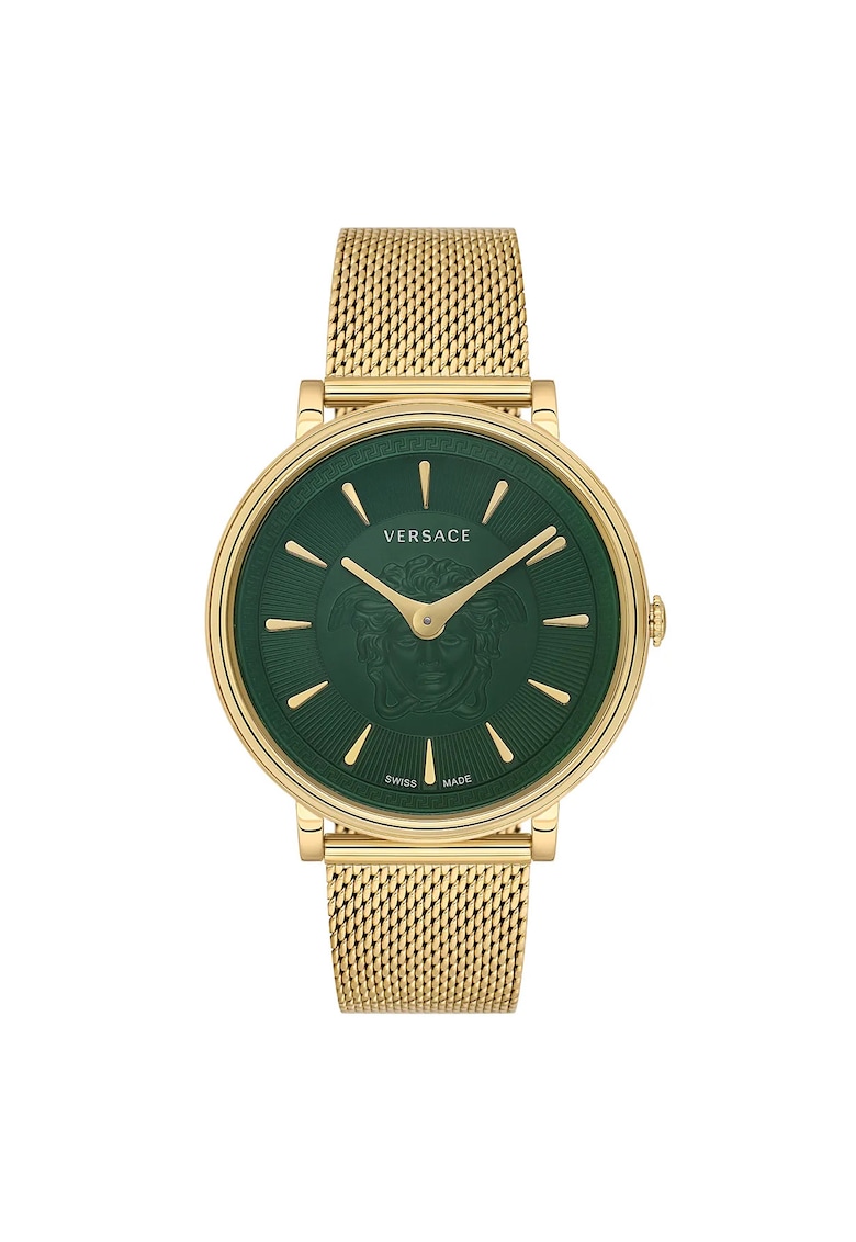Versace Ceas dama VE8102519 auriu 38mm otel quartz 5ATM