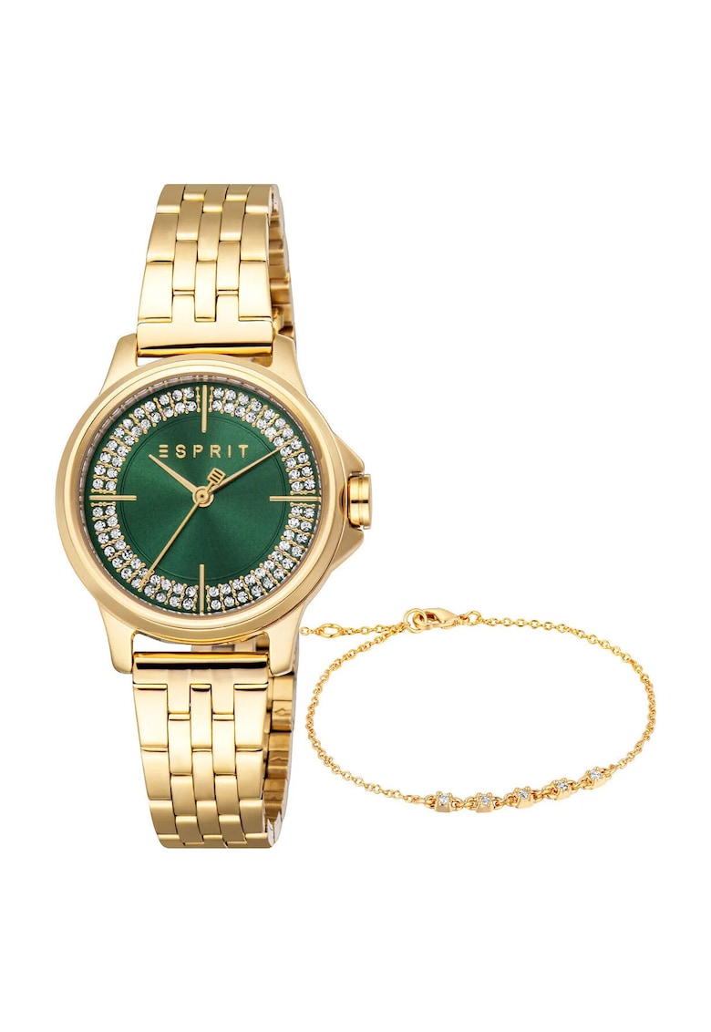 Ceas de mana dama 30 mm - otel - culoare aurie