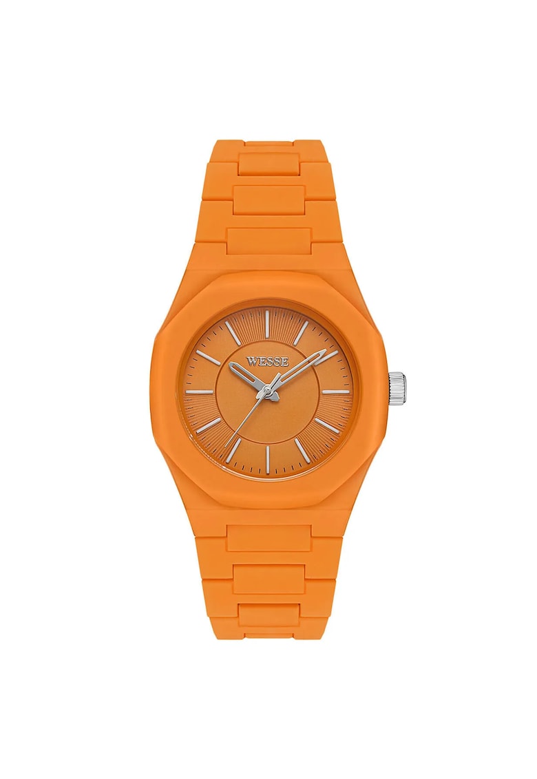 Ceas dama  WWL111706 36mm - curea plastic - rezistent la apa 5ATM - portocalie
