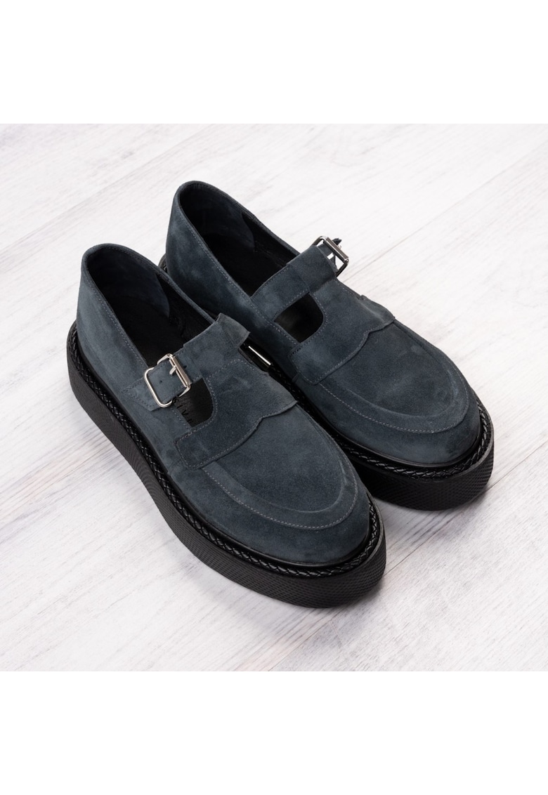 Pantofi din piele Celine - Gri