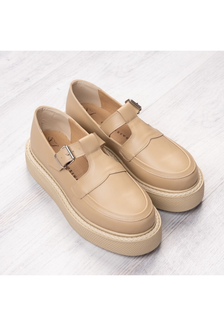Pantofi din piele Celine - Bej