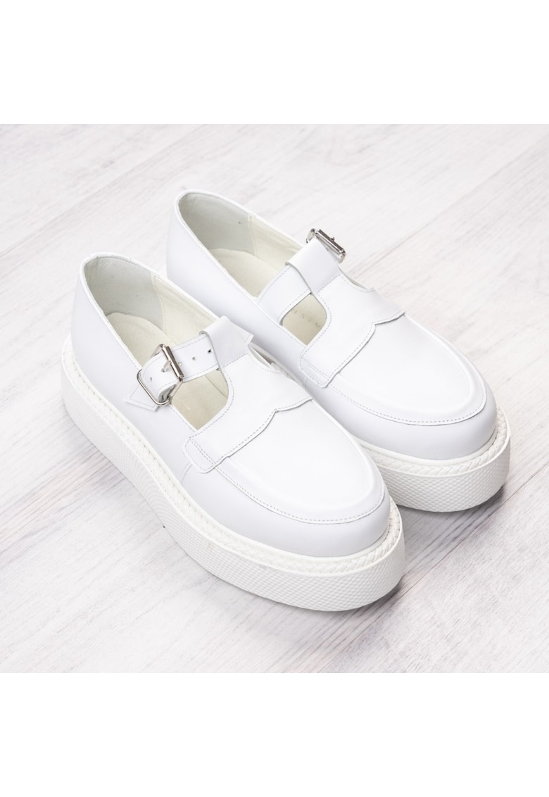 Pantofi din piele Celine - Alb