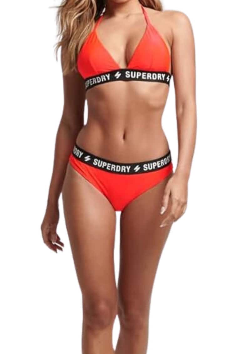 SUPERDRY - Sutien de baie triunghiular cu bureti detasabili -
