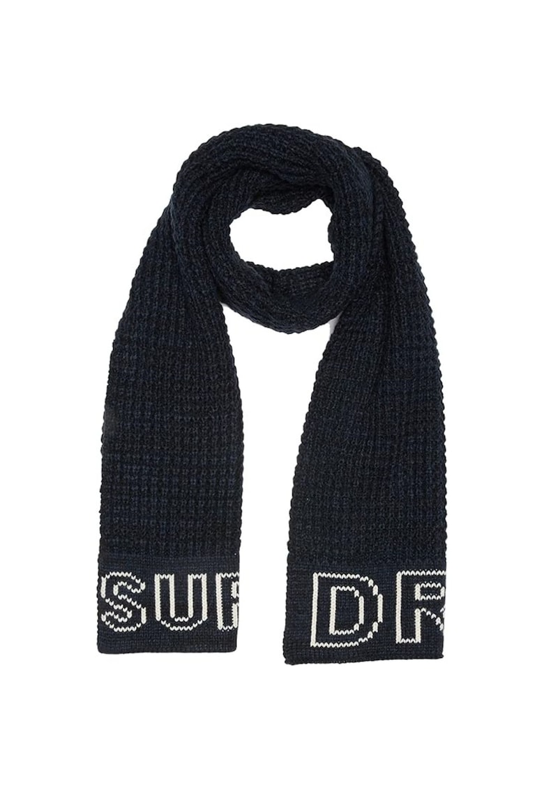 Fular cu logo contrastant