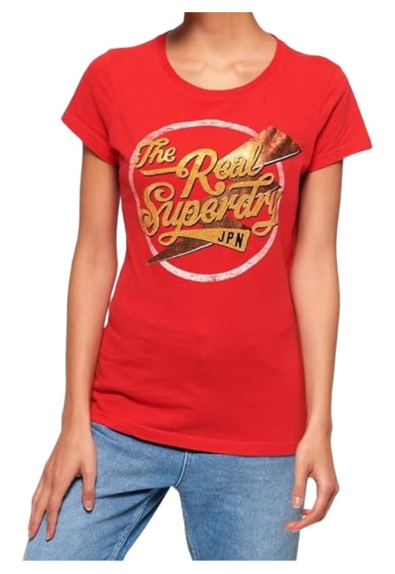 Superdry Co Tricou cu text imprimat -