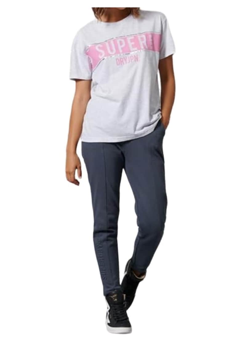 SuperDry - Tricou cu imprimeu logo -