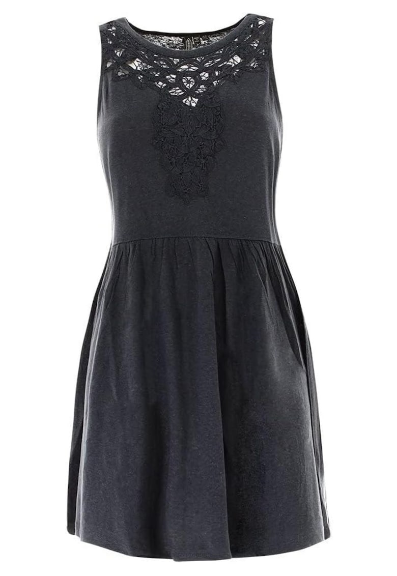 Rochie evazata cu broderie -