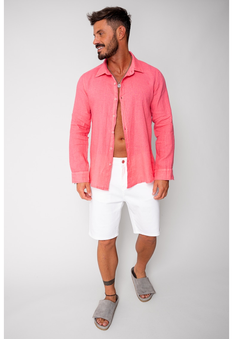 Blugi scurti din bumbac Aqua Dry White 17098