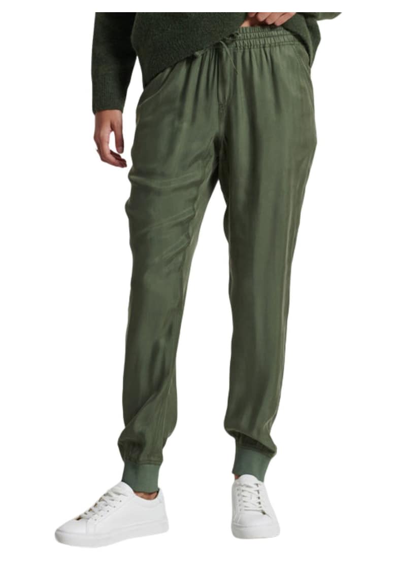 Pantaloni jogger cu croiala conica Pantaloni jogger cu croiala conica