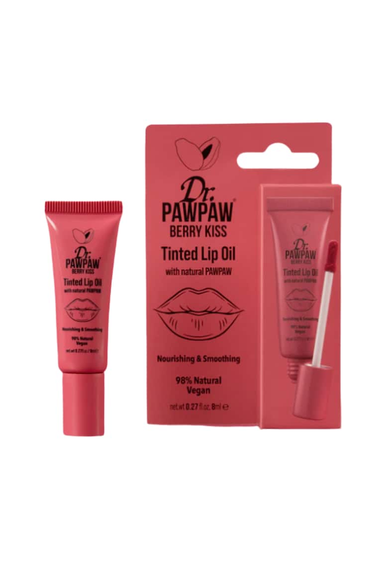 Ulei de buze colorat hranitor cu extract de papaya - Berry Kiss - 8 ml Ulei de buze colorat hranitor cu extract de papaya - Berry Kiss - 8 ml