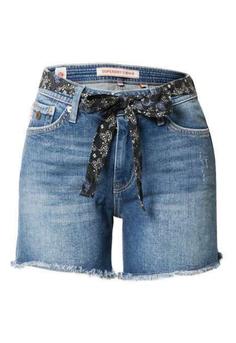 Blugi scurti cu frajuri -